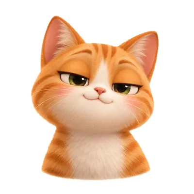 ネコ顔のイラスト