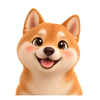 イヌ顔のイラスト