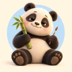 Chill Artsy Panda