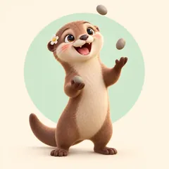Fun-Loving Party Otter